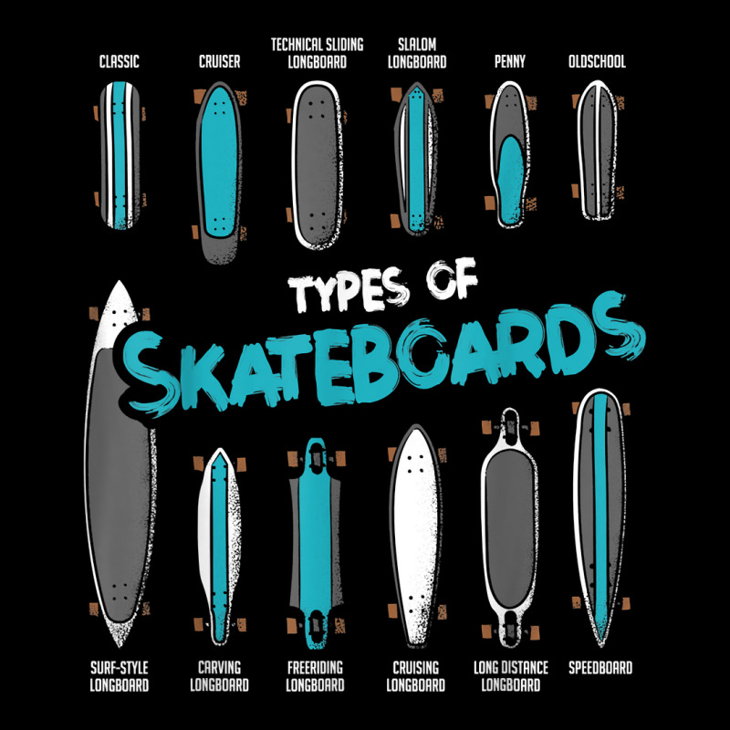 Types Of Skateboards Retro Boy Girl Skateboard Gif Maternity Scoop Neck T-shirt by coyagota | Artistshot