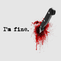 I'm Fine Bloody Halloween T Shirt Full-length Apron | Artistshot