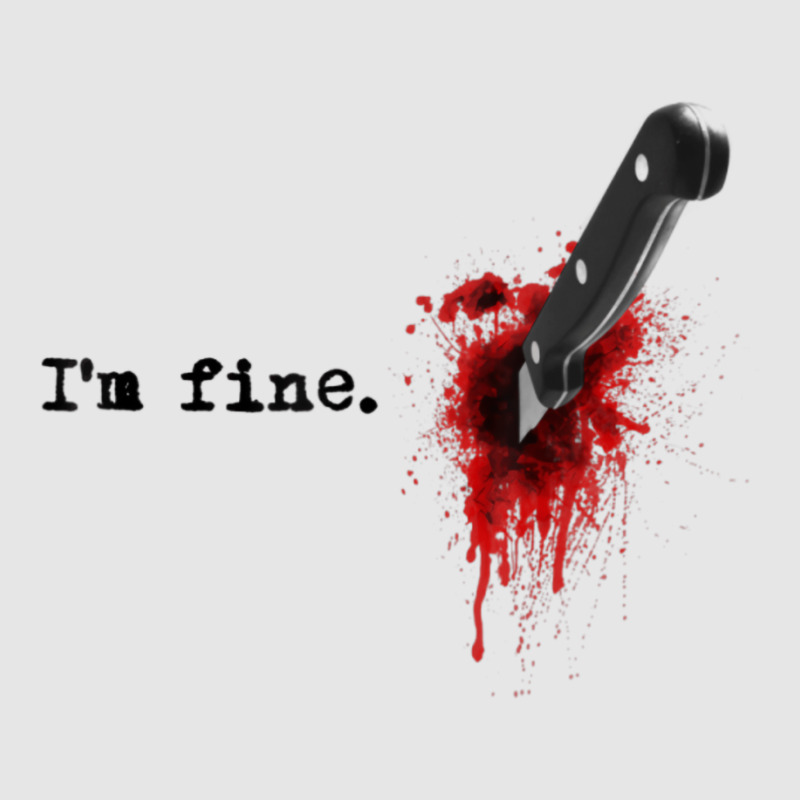 I'm Fine Bloody Halloween T Shirt Full-length Apron | Artistshot