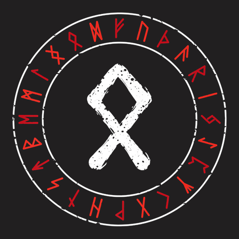 Viking Rune Othala Runic Circle Norse Mythology Ce T-Shirt by saterseim | Artistshot