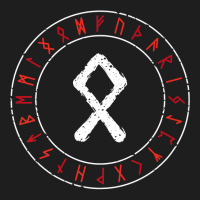 Viking Rune Othala Runic Circle Norse Mythology Ce Classic T-shirt | Artistshot