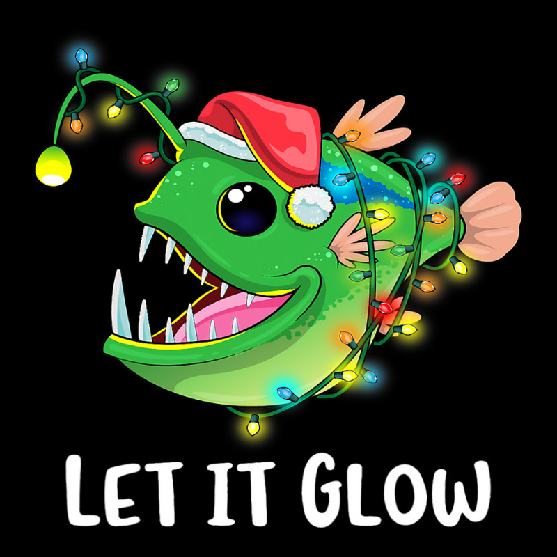 Let It Glow Anglerfish Lighting Xmas Tree Monster  Adjustable Cap by XAVIERESPREE | Artistshot