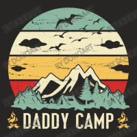 Mountain Tree Campfire Happy Camping Day Daddy Cam Ladies Fitted T-shirt | Artistshot