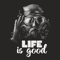 Life Good Snorkeling Ocean Diving Ladies Fitted T-shirt | Artistshot