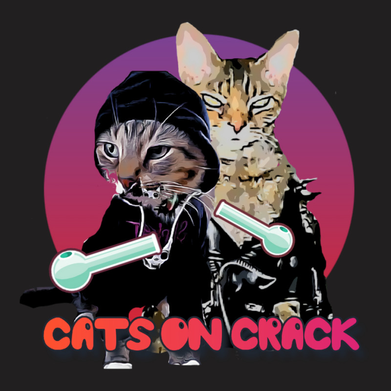 Cats On Crack T-shirt | Artistshot