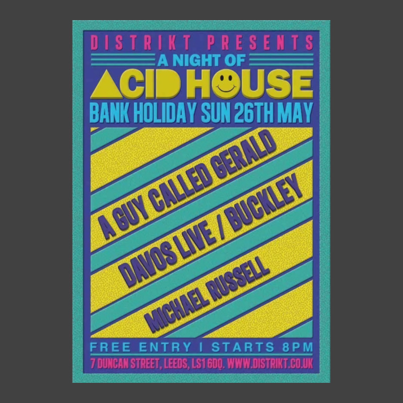 Acid House Rave Flyer Vintage T-Shirt by mosbahgurkov6 | Artistshot