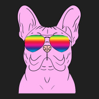 Trending Hipster Pink Frenchie French Bulldog Dog Ladies Polo Shirt | Artistshot