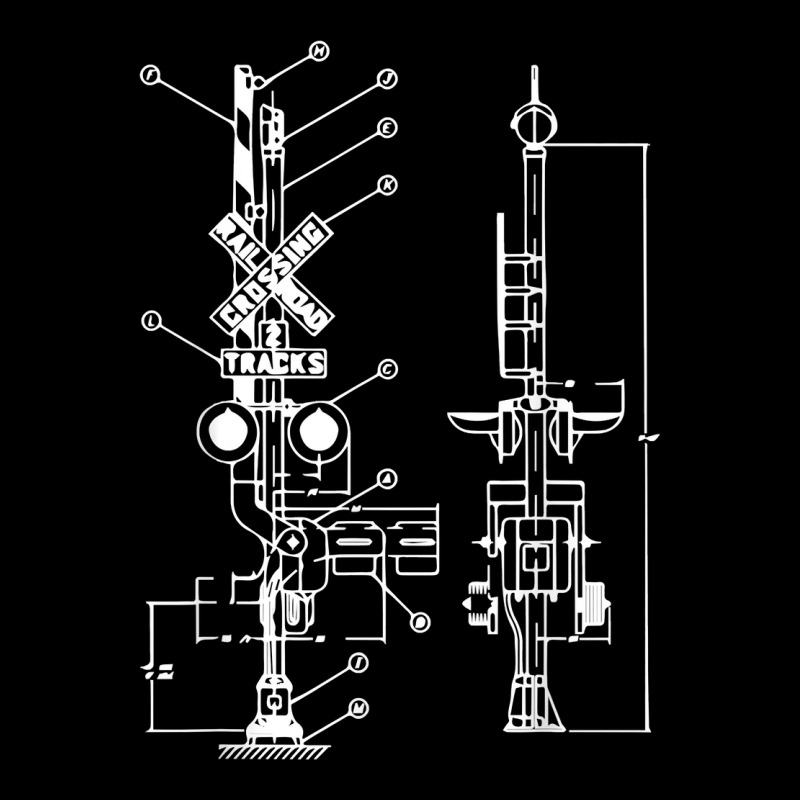 Vintage Railway Model10 Crossing Patent Drawing Mo Long Sleeve Baby Bodysuit | Artistshot