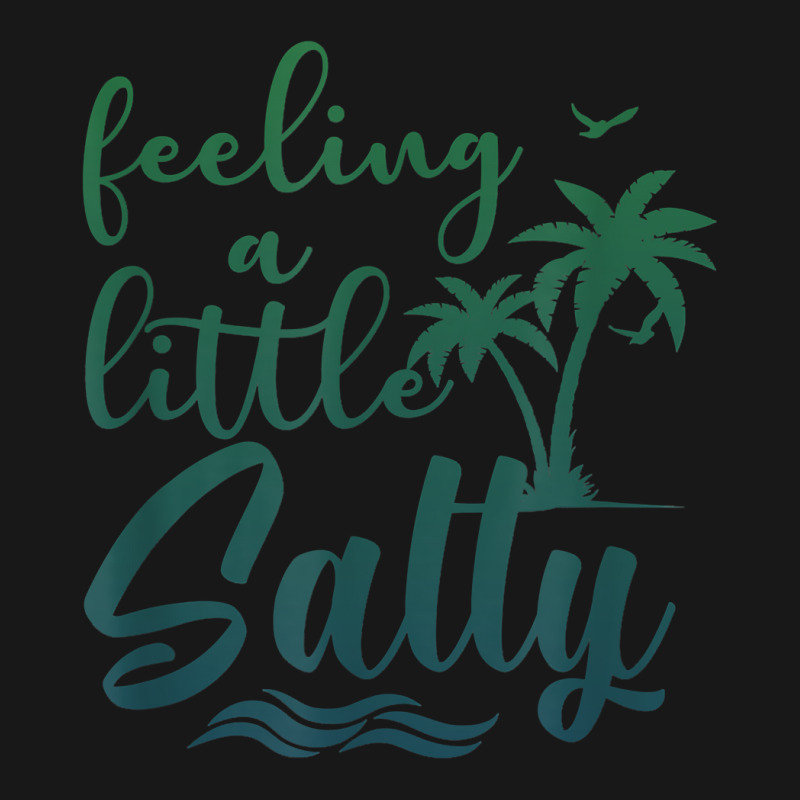 Feeling A Little Salty Summer Vibes Beach Vacay Su Flannel Shirt | Artistshot