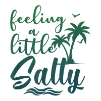 Feeling A Little Salty Summer Vibes Beach Vacay Su V-neck Tee | Artistshot