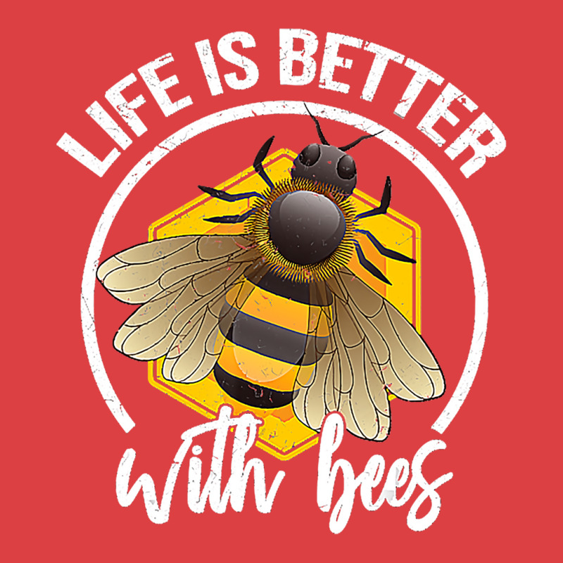 Funny Life Is Better With Bees Love Honey Lover T Tank Top | Artistshot