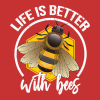 Funny Life Is Better With Bees Love Honey Lover T V-neck Tee | Artistshot