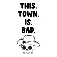 This Town Is Bad V-neck Tee | Artistshot