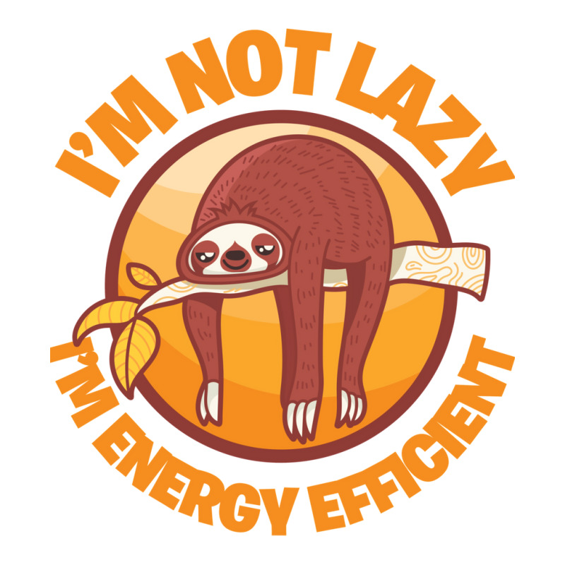 I'm Not Lazy I'm Energy Efficient V-Neck Tee by tcgirging | Artistshot