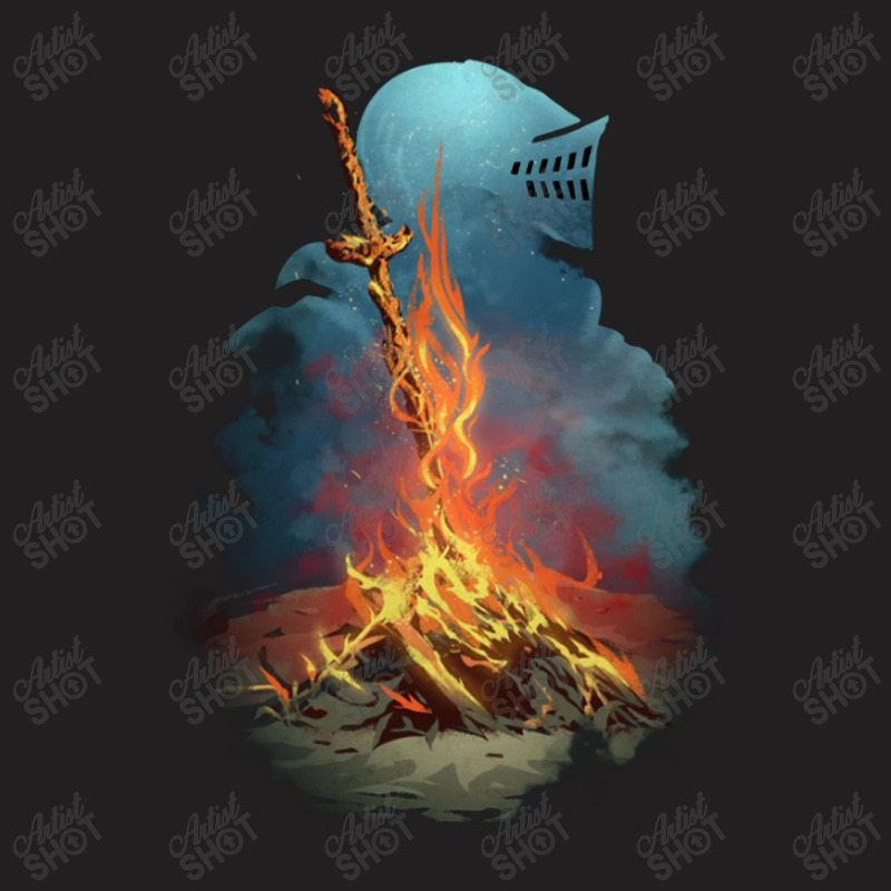 Souls Bonfire T-Shirt by LisaRMcFarland | Artistshot