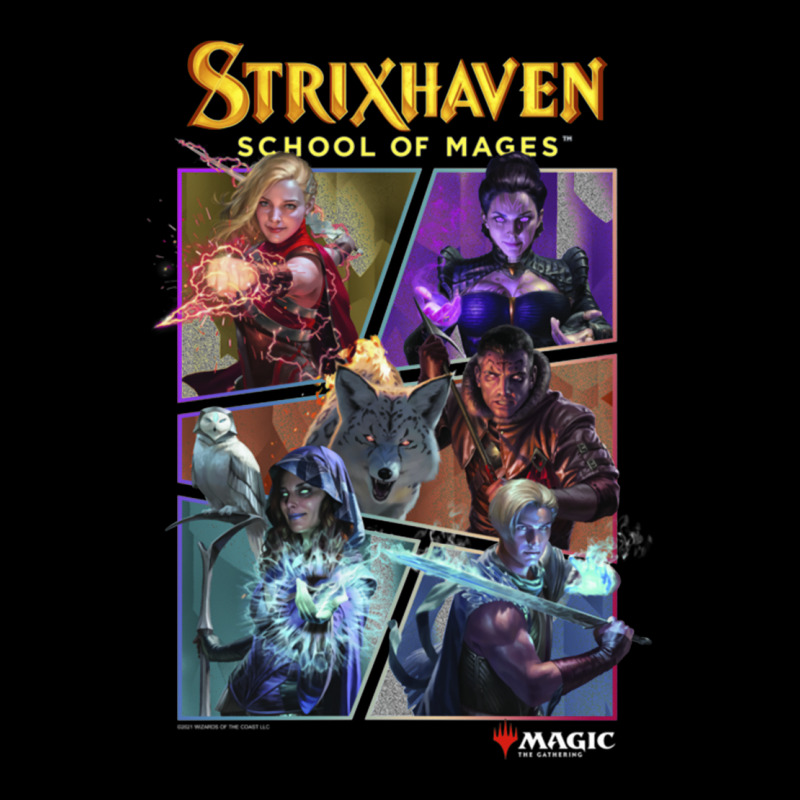 Magic The Gathering Strixhaven Planeswalkers Panel Zipper Hoodie | Artistshot