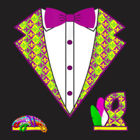 Mardi Gras Tuxedo 2023 Tux Fat Tuesday Party Costu T-shirt | Artistshot