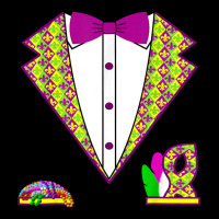 Mardi Gras Tuxedo 2023 Tux Fat Tuesday Party Costu Long Sleeve Shirts | Artistshot