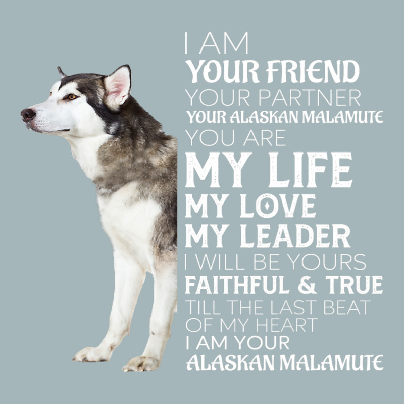 I Am Your Friend Your Partner Your Alaskan Malamut Unisex Sherpa-lined Denim Jacket | Artistshot