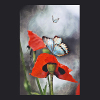 Poppies And Butterflies T  Shirt Poppies And Butterflies T  Shirt Youth Tee | Artistshot