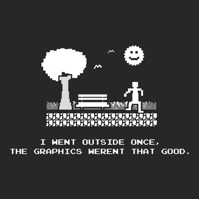 I Went Outside Once The Graphics Weren't That Good Men's T-shirt Pajama Set | Artistshot