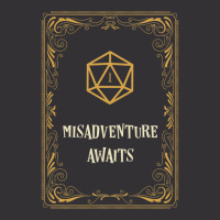 Misadventure Awaits D20 Dice Tabletop Rpg Vintage Hoodie | Artistshot