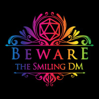 Rainbow Beware The Smiling Dm  When The Dm Smiles Pocket T-shirt | Artistshot