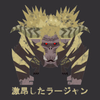 Monster Hunter World Iceborne Furious Rajang Kanji Vintage Short | Artistshot