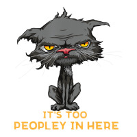 It's Too Peopley In Here Bored Cat Funny Introvert Baby Tee | Artistshot