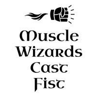 Muscle Wizard Cast Fist Men's T-shirt Pajama Set | Artistshot