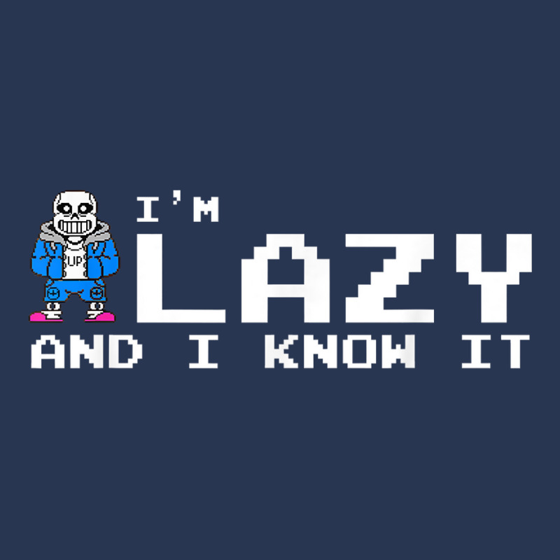 I'm Lazy And I Know It Sans Skeleton Sans Skull T Men Denim Jacket | Artistshot