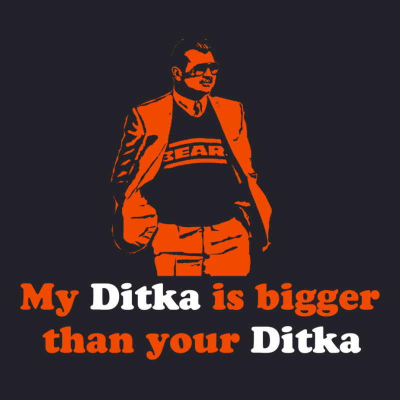 My Ditka Is Bigger Than Your Ditka Unisex Sherpa-lined Denim Jacket | Artistshot