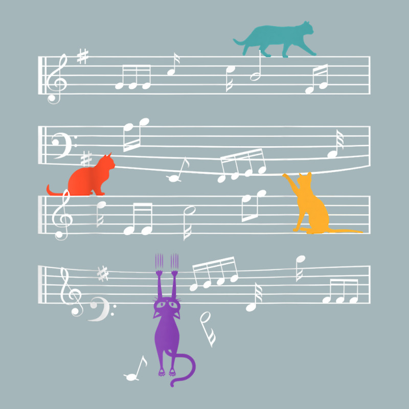 Cats Fan Music Sheet Music Notes T Shirt Unisex Sherpa-Lined Denim Jacket by refahnes | Artistshot