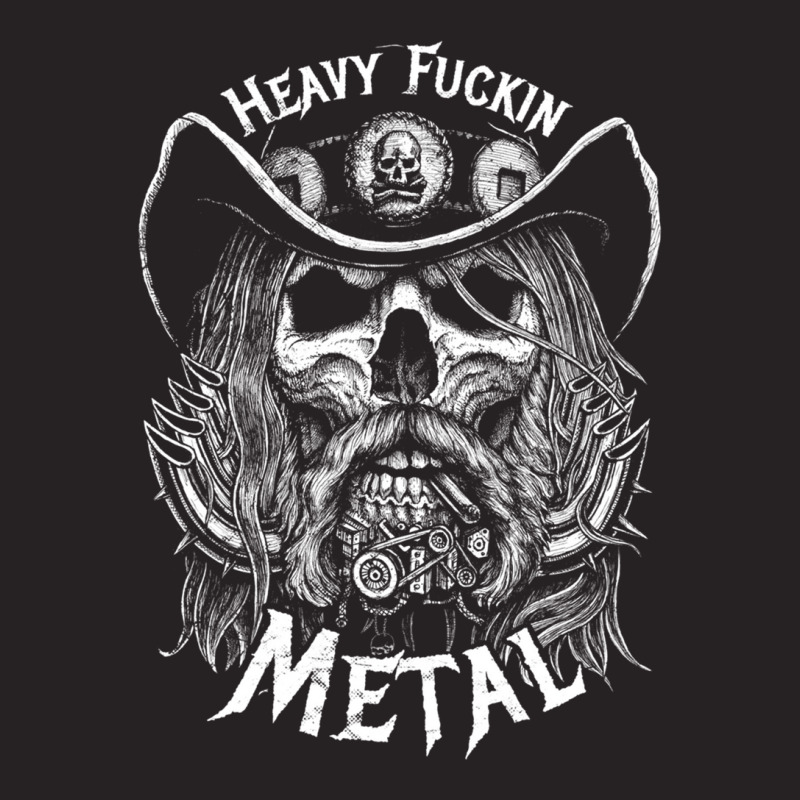 Heavy Fuckin Metal Vintage Cap by NANCYLTICKLE-SUMMERS | Artistshot