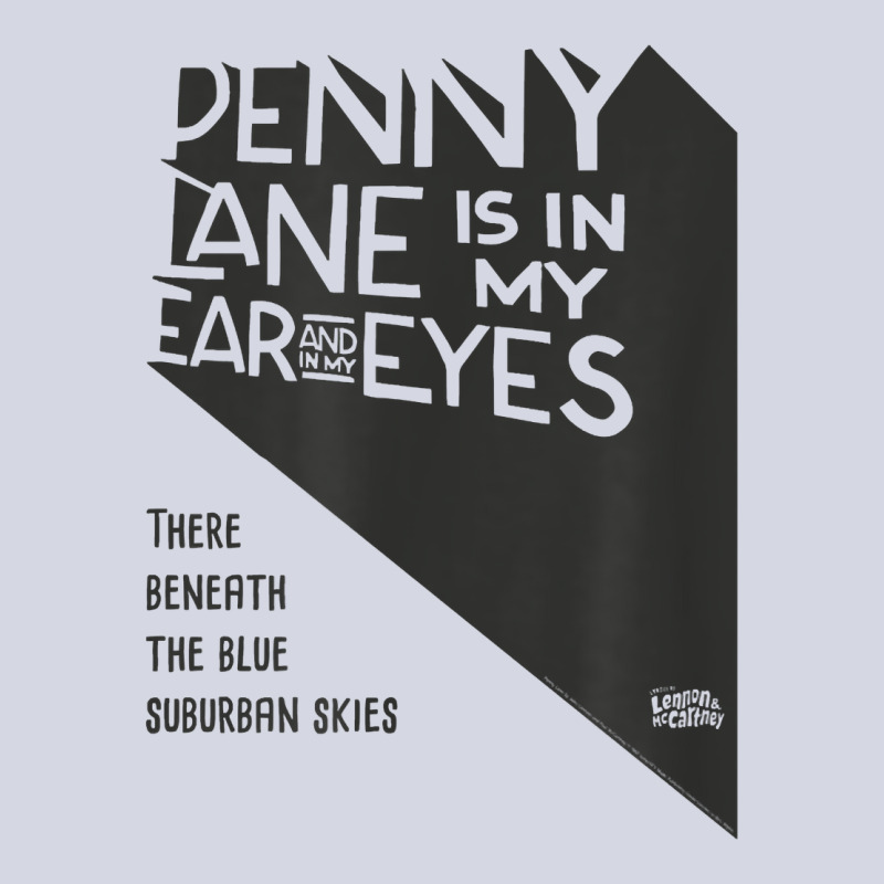 Lyrics By Lennon And Mccartney   Penny Lane T Shir Fleece Short | Artistshot