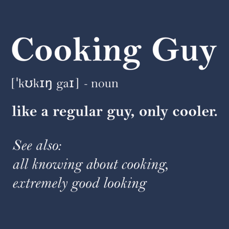 Cooking Guy Definition Funny Boy Cooking Gift Cook Men Denim Jacket by ervanm | Artistshot