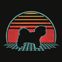 Havanese Retro Vintage Dog Lover 80s Style Gift T Scorecard Crop Tee | Artistshot