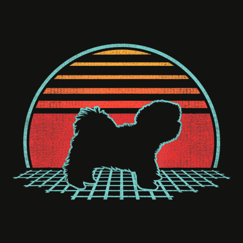 Havanese Retro Vintage Dog Lover 80s Style Gift T Scorecard Crop Tee | Artistshot