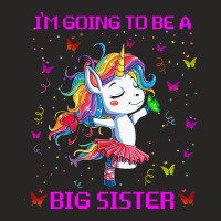 I'm Going To Be A Big Sister 2021 Unicorn T Shirt Ladies Fitted T-shirt | Artistshot