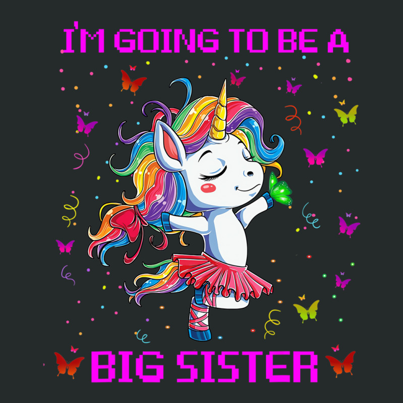 I'm Going To Be A Big Sister 2021 Unicorn T Shirt Women's Triblend Scoop T-shirt by bettincam | Artistshot