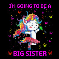 I'm Going To Be A Big Sister 2021 Unicorn T Shirt Women's V-neck T-shirt | Artistshot