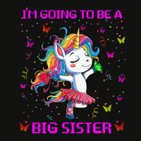 I'm Going To Be A Big Sister 2021 Unicorn T Shirt Scorecard Crop Tee | Artistshot