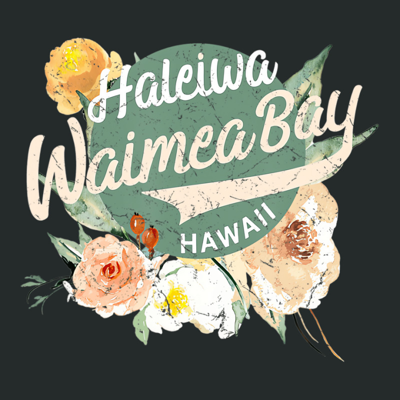 Hawaii Waimea Bay Oahu North Shore Hawaiian T Shir Women's Triblend Scoop T-shirt by galloywa | Artistshot