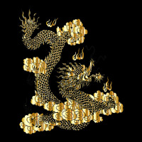 Gold Dragon Adjustable Cap | Artistshot