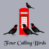 Funny Four Calling Birds Twelve Days Of Christmas Tank Dress | Artistshot