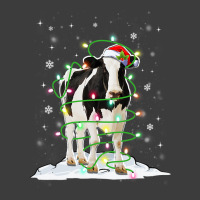 Cow Reindeer Hat Santa Christmas Lights Funny Cow  Men's Polo Shirt | Artistshot