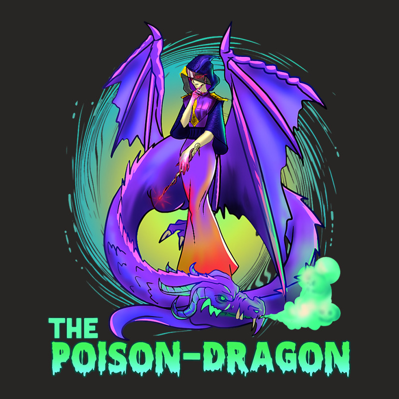 Funny Anime Dragon Mythical Creature Anime Ladies Fitted T-Shirt by spreesgomez | Artistshot