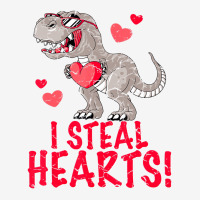 I Steal Hearts Trex Dino Boys Valentines Day Dinos Graphic T-shirt | Artistshot