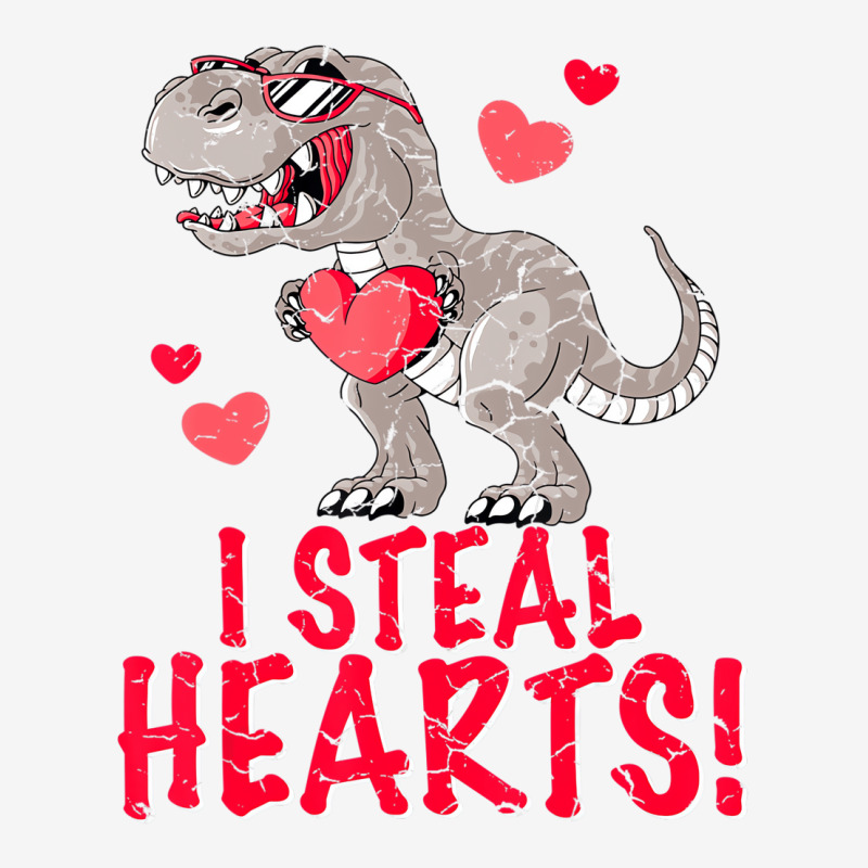 I Steal Hearts Trex Dino Boys Valentines Day Dinos Graphic T-shirt | Artistshot