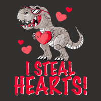 I Steal Hearts Trex Dino Boys Valentines Day Dinos Champion Hoodie | Artistshot